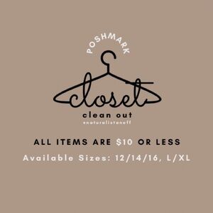 $10 MID/PLUS SIZE CLOSET CLEAN OUT